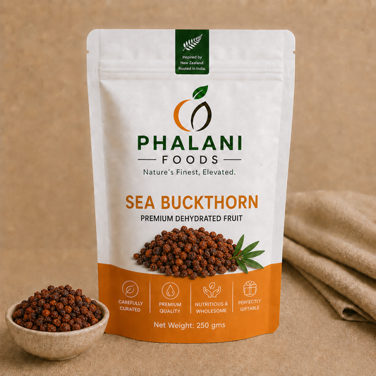 Himalayan Wild Sea Buckthorn Berries | Organic & Sun-Dried | 200g